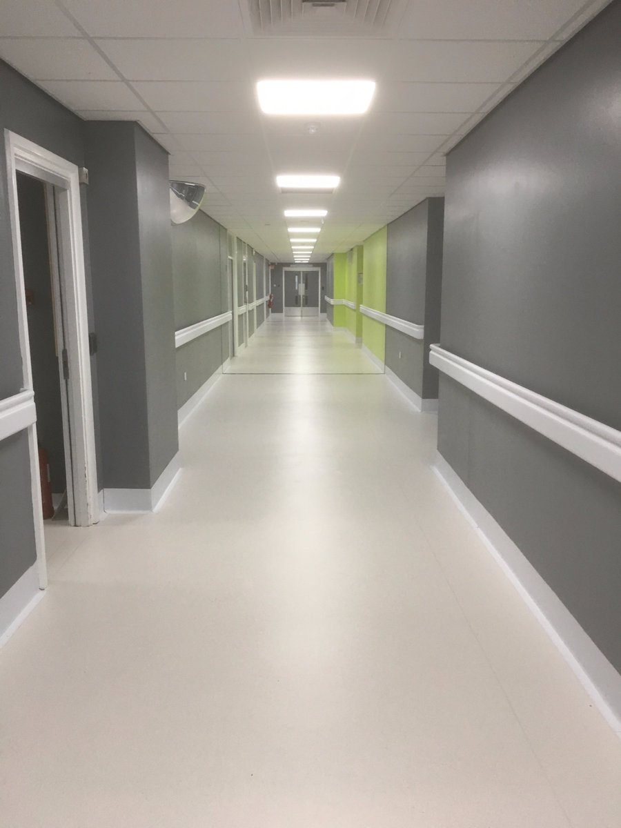 We take pleasure in showcasing all the beautiful work done in different areas &amp; spaces using our products. This one is from last July at <a href="/SheffieldHosp/">Sheffield Hospitals</a> in #Hallamshire! The #1200CombinedHandrail looks good protecting those walls!  <a href="/InproEU/">Inpro Europe S.R.L.</a> <a href="/IntastopLtd/">Intastop Ltd</a>