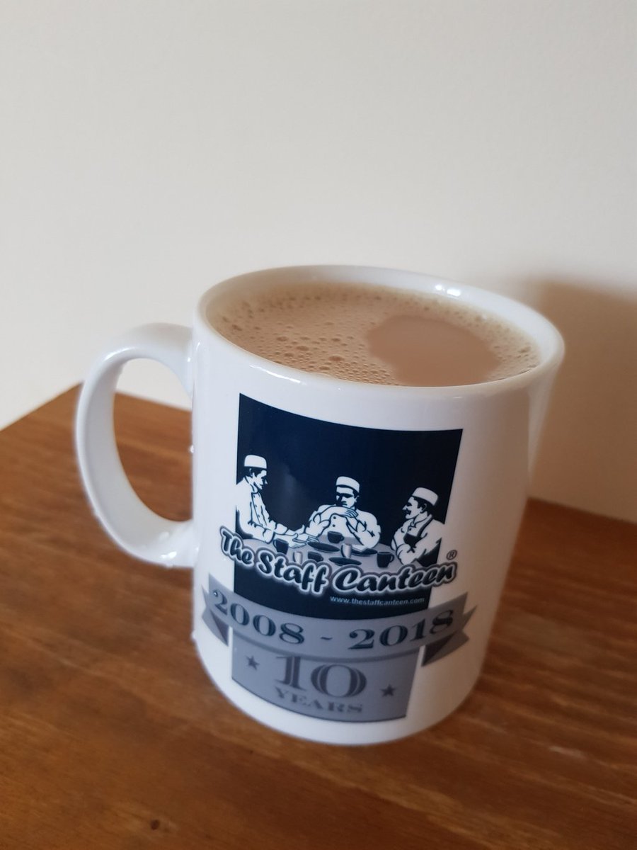 Cracking cuppa to round off a great day <a href="/olddowntonlodge/">Old Downton Lodge</a> with <a href="/KarlMartinChef/">Karl Stephen Martin</a> thank you so much for the invite <a href="/CanteenTweets/">The Staff Canteen</a> look forward to working with you in the future #TSCLive
