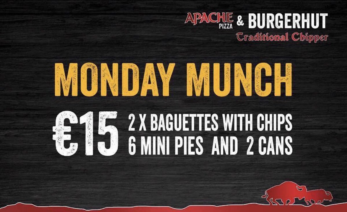 Oh yessss...Monday’s just got a lot better #cork #apachepizza #MondayMotivaton