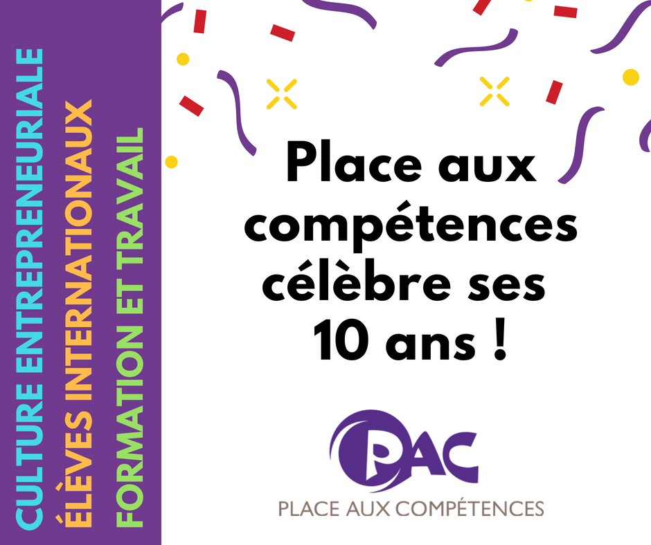 PACnb_org's tweet photo. Place aux compétences célèbre son 10e anniversaire cette année! https://t.co/HGNy5JqMVd