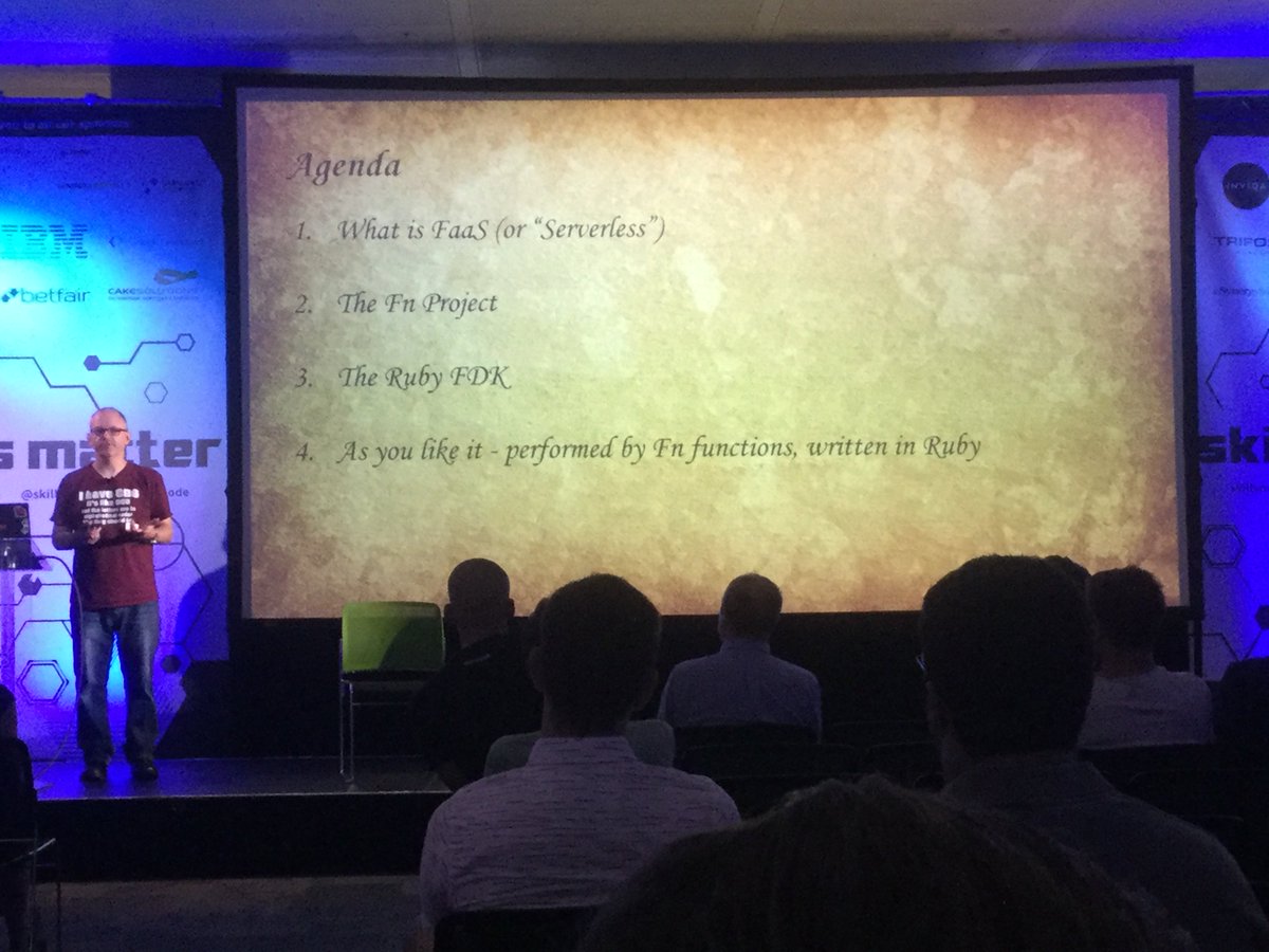 codescrum's tweet image. As You Like It - if Shakespeare had written Functions as a Service by @ewanslater #ruby #lrug