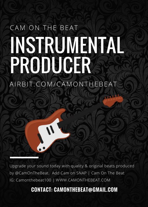 Need beats?
Upgrade your sound today with quality instrumentals!
Airbit.com/CamOnTheBeat 
<a href="/VortxRts/">VorTx RTS</a> <a href="/ShoutRTs/">Shout RTs</a> <a href="/InfamousRTs/">Infamous Rts</a> 

#Beats #Artists #Producers