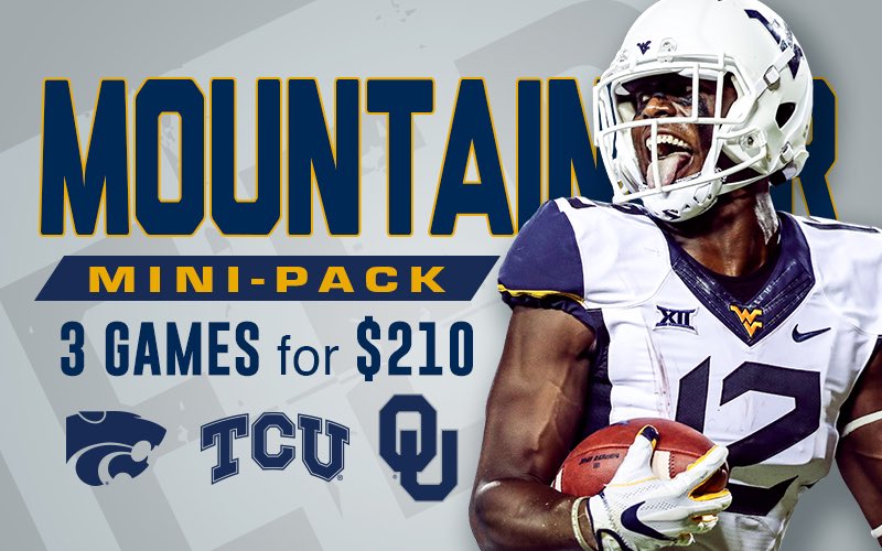 WVU Sports on Twitter "The Mountaineer minipack has been the most