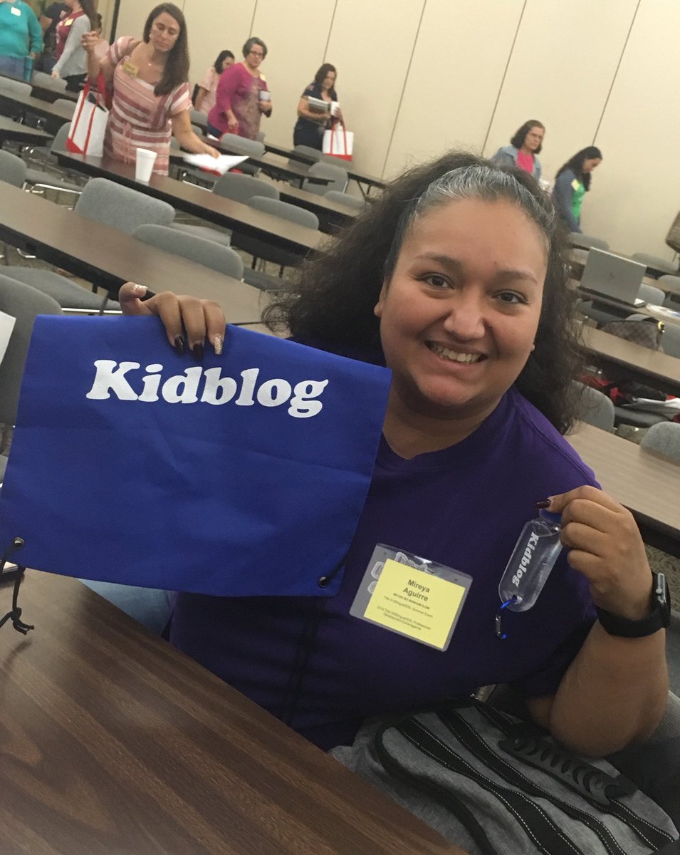 mrodz308's tweet photo. Had fun presenting Blogging in a Dual Language Classroom at @escregion6 Bilingual Conference. #HourofBlog @Kidblog https://t.co/CiYUOTsoyL