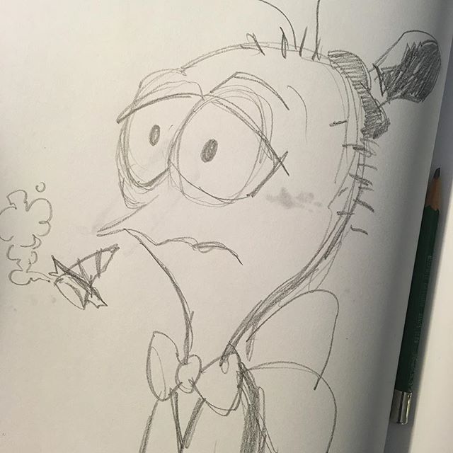 ljamalwalton's tweet photo. One sketch a day. 2018 June 28. I Hate Fairyland. #osad2018 https://t.co/XM0hVsDzVi
