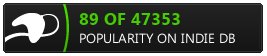 InfernoGames24's tweet photo. You've got to be kidding me, right? Rank 89 out of 47353?! I never even scratched the 100 mark! This keeps me pretty motivated to be honest! #MotivationMonday #IndieDB #GameDev #ProjectSolarbot #IndieDev #Metroidvania #PixelArt https://t.co/uGSari0nZr https://t.co/V3cWFqDcJv