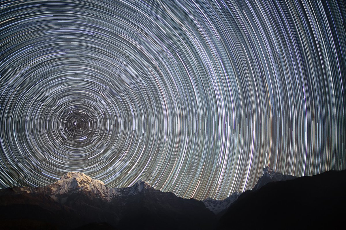 Star Trails (Nepal, Himalayas)