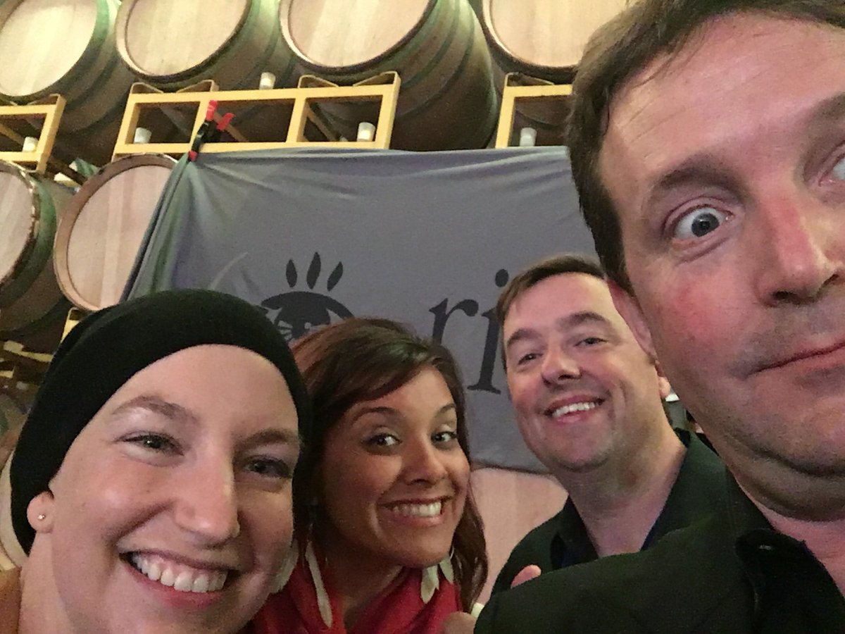 Wine and new music pair well together. Pyxis Quartet had a blast performing at <a href="/irisvineyards/">Iris Vineyards</a> for <a href="/oregonbachfest/">Oregon Bach Festival</a> today! #NewMusicAlert #winelover