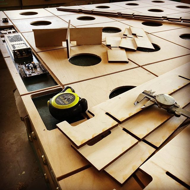 imagineFORM's tweet image. Final #tapglo #prototype starting to come together!  #interactivepingpong #pingpong