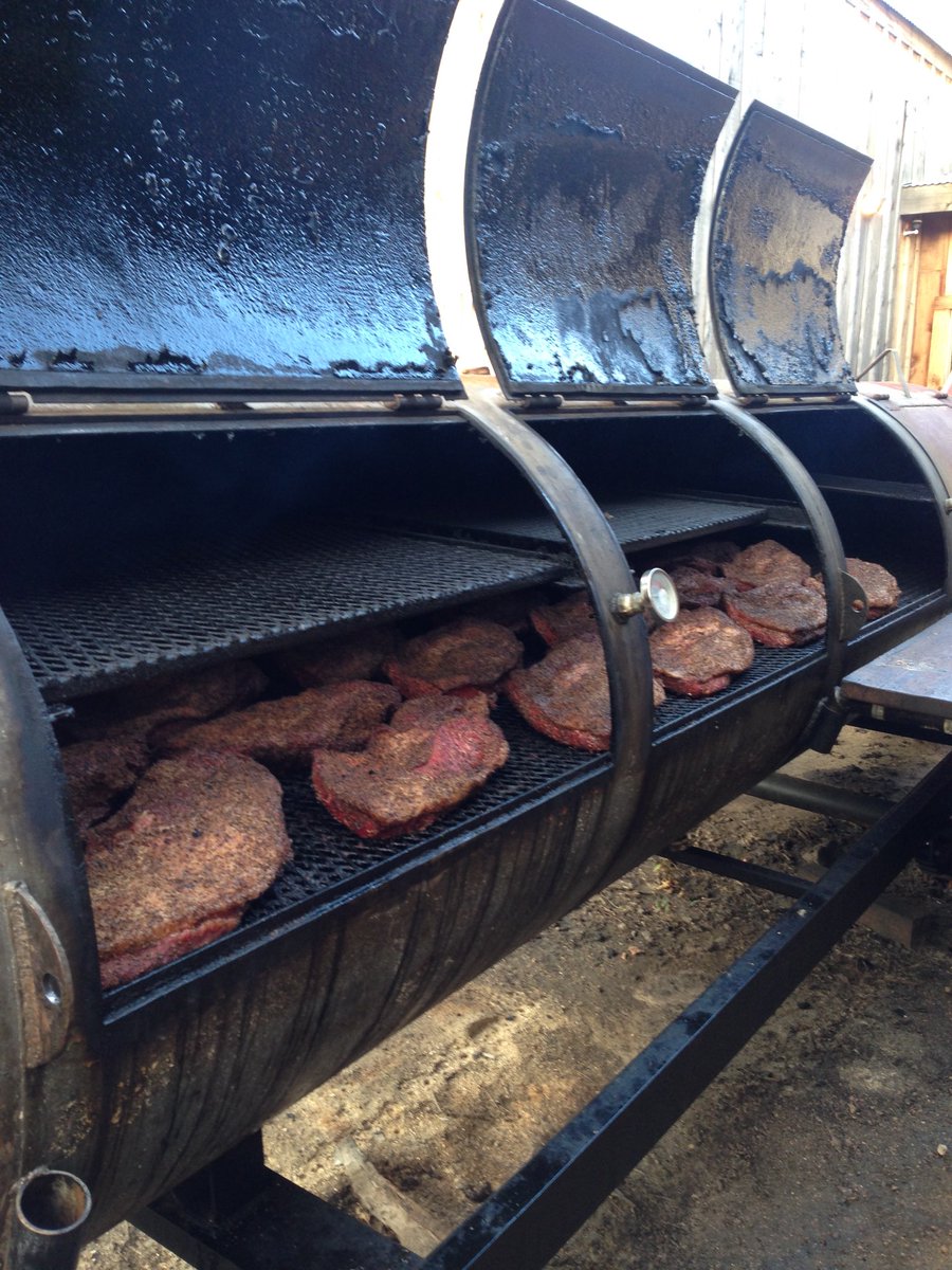 Shout out to our pit masters!  Hot, cold, rain, or shine they are working round the clock to give you the meat that you are longing to taste.  #seeyoutomorrow #lunchboxspecials #slowandlow #dedication
