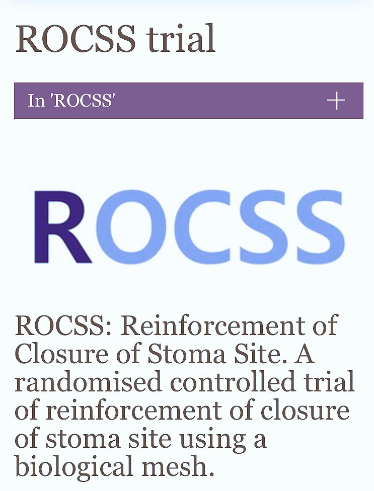DrJamesGlasbey's tweet photo. Very excited to hear first results of #ROCSSRCT tomorrow @ACPGBI @pinkney_t. @IDEALCollab Phase 1 to Phase 3 Study - all delivered by @WMRC_UK @BiSTC1 collaborators. Will prophylactic #biologicalmesh reduce 2-year clinical herniation rate? @CRS_trials @Dukes_Club @OfficialNIHR https://t.co/oxlfAZibHS