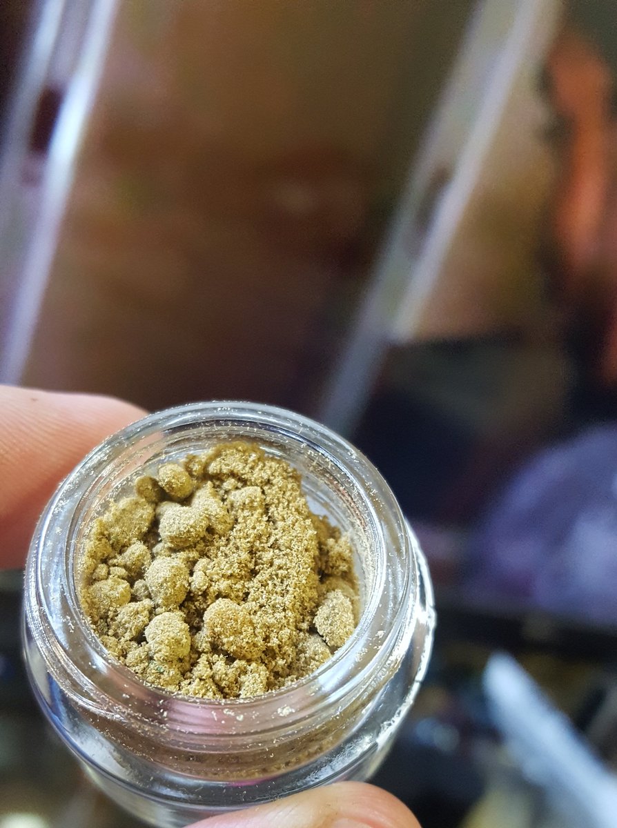 CannabisofMich's tweet photo. A little bit of #Keif for this weekend's  road trip to the mother in laws ... #Needed #Cannabis #Medicalmarijuana https://t.co/KyfJzXBL6b