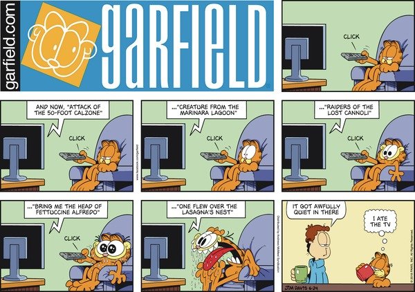 zmanish's tweet photo. Garfield - 2018-06-24 #zmanish #feedly https://t.co/g371O8LMX1 https://t.co/8FVQiUZQCt