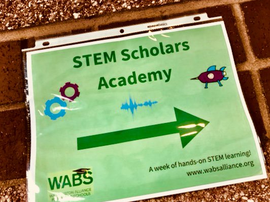 WABS_Nonprofit's tweet photo. #STEMScholarsAcademy kickoff this morning in @Mukilteo! There's still time to register for upcoming sessions in Edmonds! 

https://t.co/tnzPGfbC89

#SummerLearning #STEMeducation #handson https://t.co/6Vq7w5nQCG