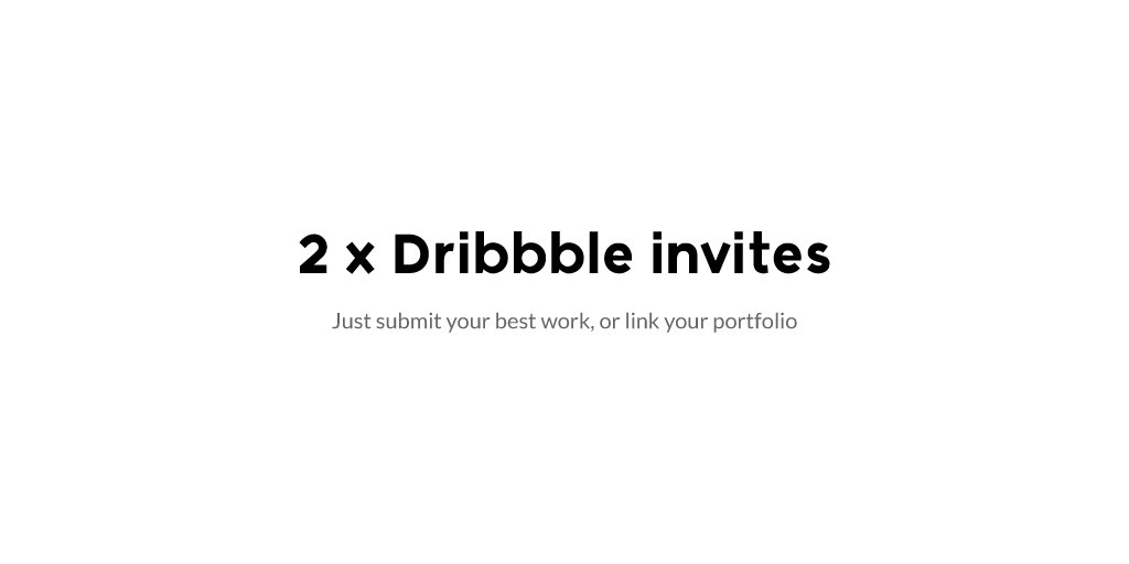 I'm giving away 2 x dribbble invites, and all you have to do is submit your best/favorite work, or link your portfolio. This isn't a normal giveaway, and I'll NOT just choose 2 randoms.

I'll DM the winners, so keep your dm's open 🏀

Stefan - stefanbayjensen.com