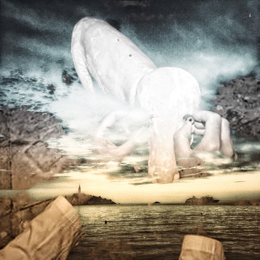 When you have nothing to do but a picture of #Rovinji and a #cocktail at hand #croatia #Adria #oceanview