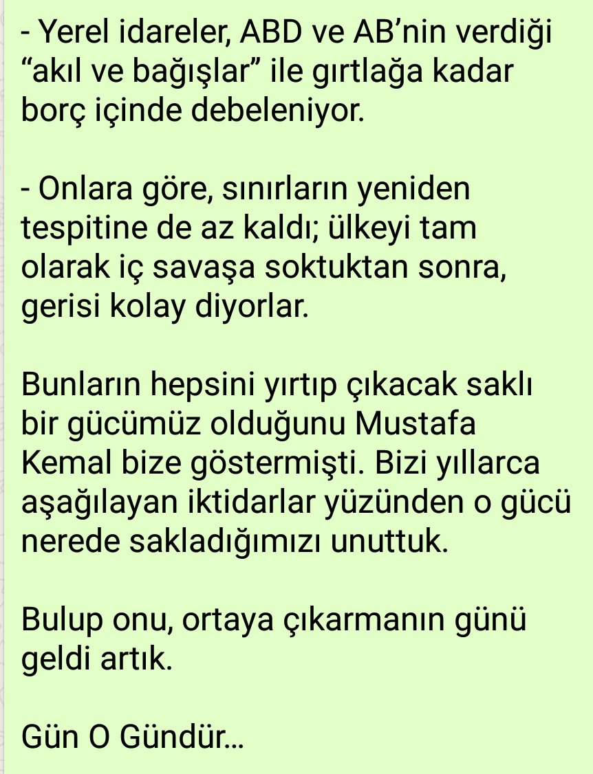 sormaneden300's tweet photo. YENİDEN GÜN O GÜNDÜR........ https://t.co/DuE6O5lXf4