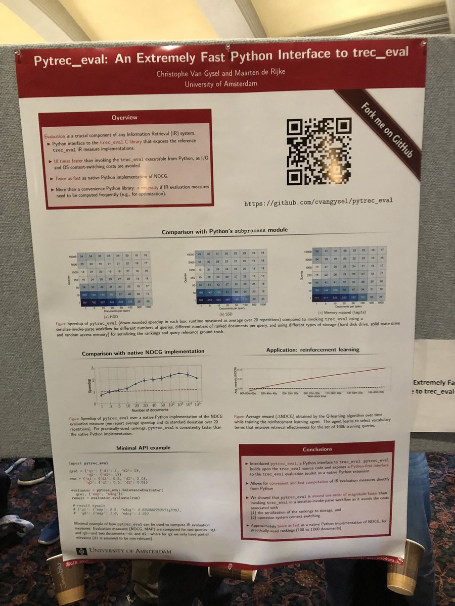 cvangysel's tweet photo. Come check out our #SIGIR18 poster for your daily recommended dose of IR evaluation measures! w/ @mdr https://t.co/SVIMcX0JV7