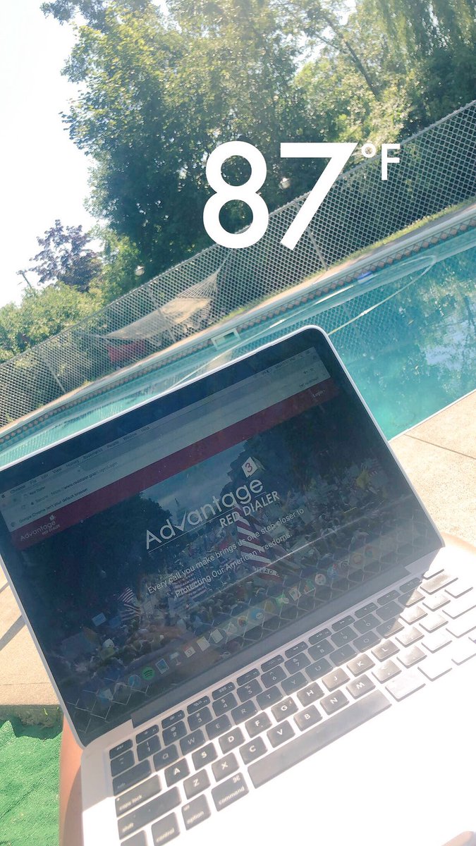 samclark2019's tweet photo. Working poolside today contacting voters about our awesome GOP candidates!

Make sure to join our team here ➡️➡️ https://t.co/GeIdDZupMA #LeadRight  #TeamMaine https://t.co/SHOlii7vN2