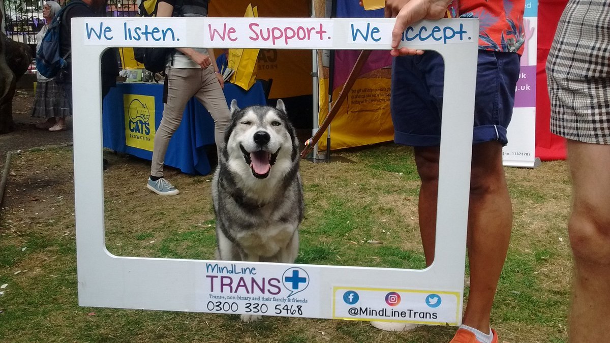 MindinSomerset's tweet photo. Two of our favorite photos from #SparkleWeekend2018 .
@MindlineTrans is open tonight until Midnight. If your #Trans, #NonBinary or #Questioning and you need some support give them a ring on 0300 330 5468 https://t.co/rXaErcvbHK