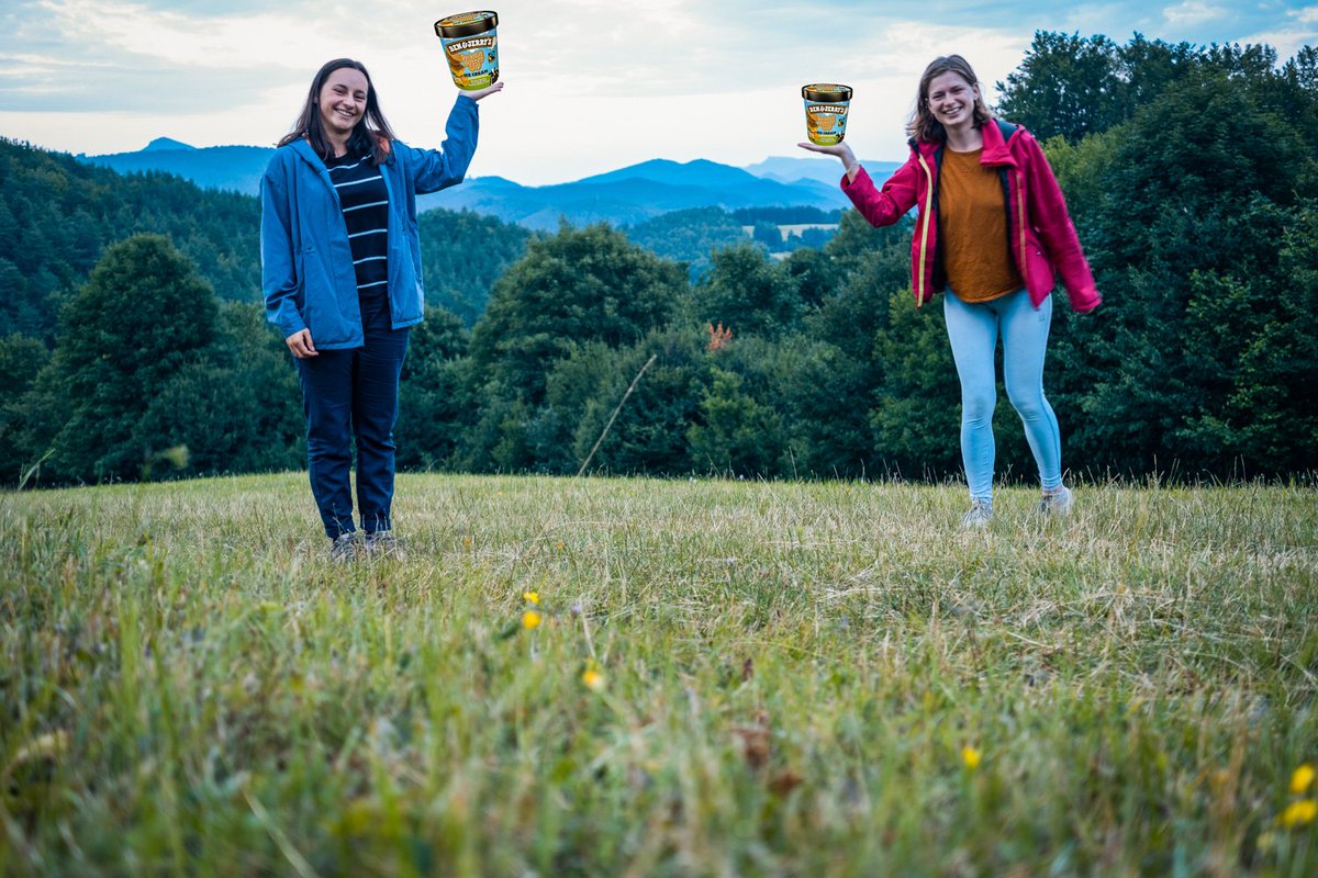 birdwinks's tweet photo. We (Lucia🇸🇰 &amp; Christina🇩🇪) like walking. We're in Europe. We just finished educations/jobs/other attachments. We're willing to walk anywhere in exchange for icecream. What do you think? @benandjerrys @benundjerrys @benandjerrysUK Find full story attached 🍨 #thewalkoficecream https://t.co/bemYQ9RkQZ