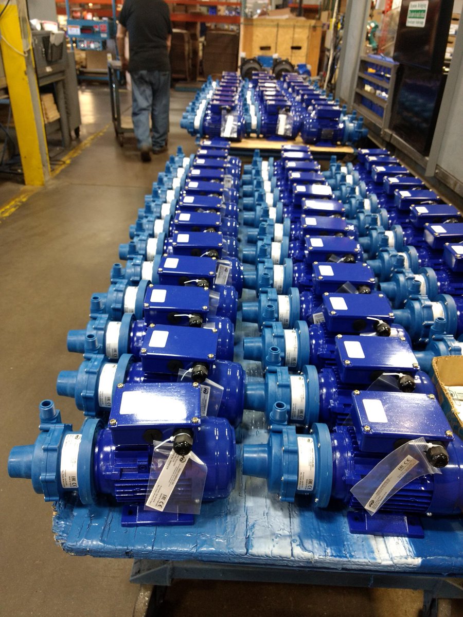 FinishThompson's tweet photo. CUSTOM PUMP ALERT! Finish Thompson plastic mag-drive model DB5 with polypropylene construction, ceramic bushing, and custom motor will be used by an OEM for a specialty water application. #custompump #magdrive #finishthompson https://t.co/eO0NwFdO5u