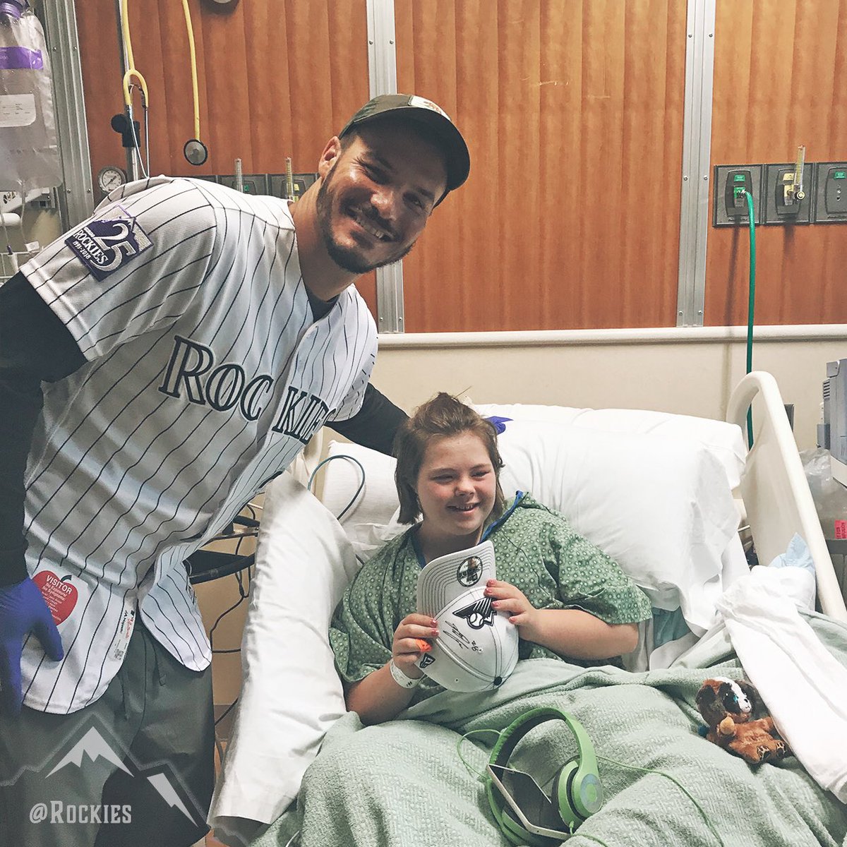 Got back from Seattle last night and Nolan spent his off-day at the children’s hospital.

Pretty good ballplayer, even better person.