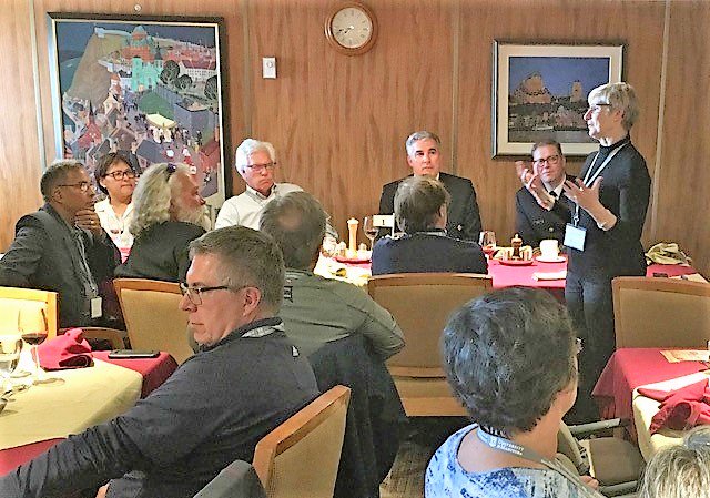 ceos_um's tweet photo. A few pics from #KnowledgeExchange2018 taken on board the CCGS Amundsen. @CoastGuardCAN #amundsen @TownofChurchill @ArcticNet #baysys @umanitoba @um_research https://t.co/43fY2UtXcL
