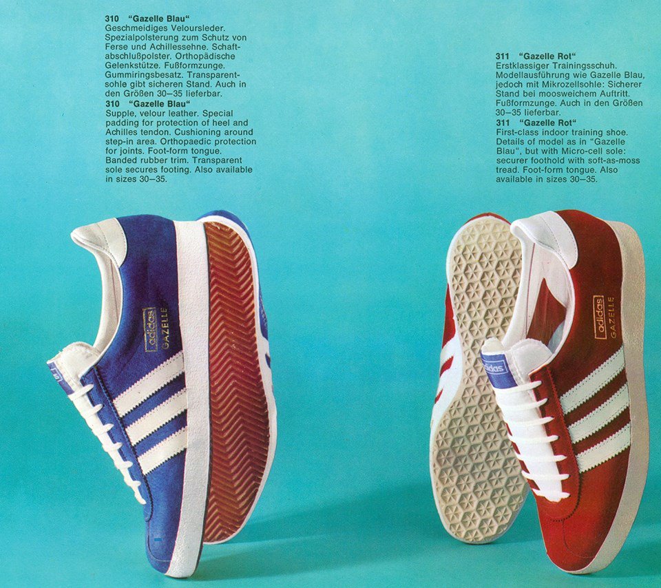 deadstock_utopia on Twitter: "1970's Gazelles #adidas #vintage https://t.co/GT3YnpfWpu" / Twitter