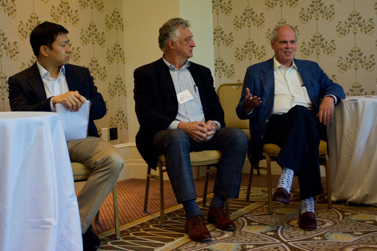 Our Evidence-Based Policymaking panel is underway with Gerald Huang of the Senate Banking Committee and Office of <a href="/sendavidperdue/">David Perdue</a>, <a href="/tommillerjr/">Dr. Tom Miller, Jr.</a> <a href="/msstate/">Mississippi State</a> @Mercatus, and Jeff Schlagenhauf of @OMBPress #BrettonWoodsSummit