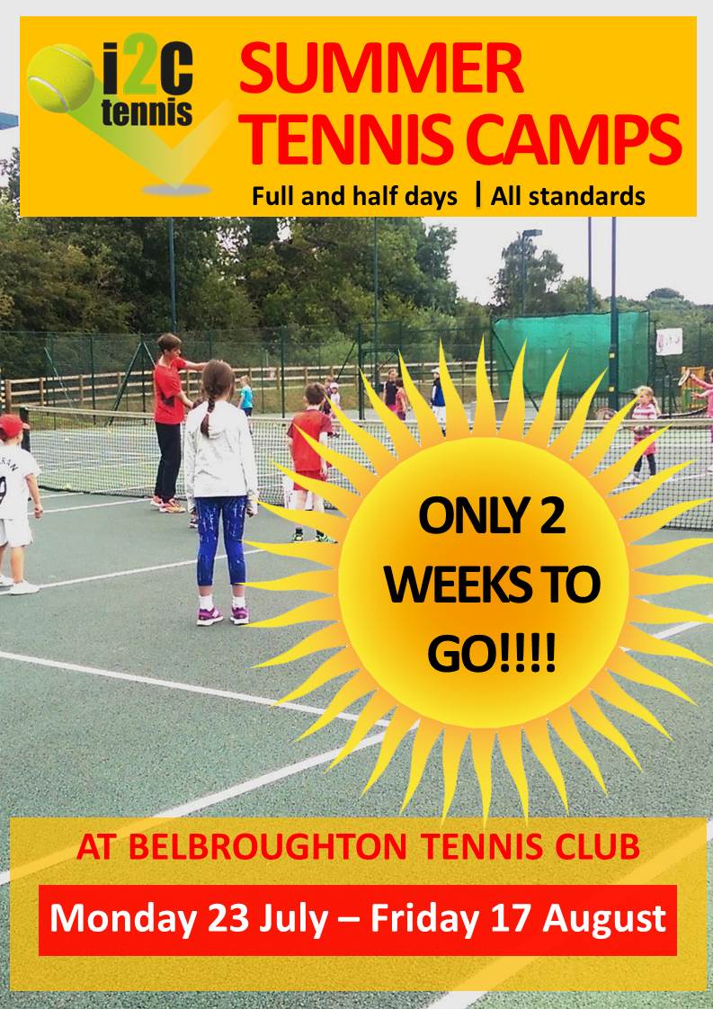 BelbroughtonTen's tweet photo. 2 weeks and counting.....Book your summer tennis camps now!
https://t.co/pL6OVi7csN
@Belbroughton1 @BelbroughtonC @Matters1Matters @TheQueensBel @TheTalbotDY99TG @StourbridgeNews @BromsgroveDC @handwtennis @ChaddesleySch @Fairfield_First @HagleyPrimary  @bbchw @Raring2goKiddi https://t.co/BaIeAi6E7p