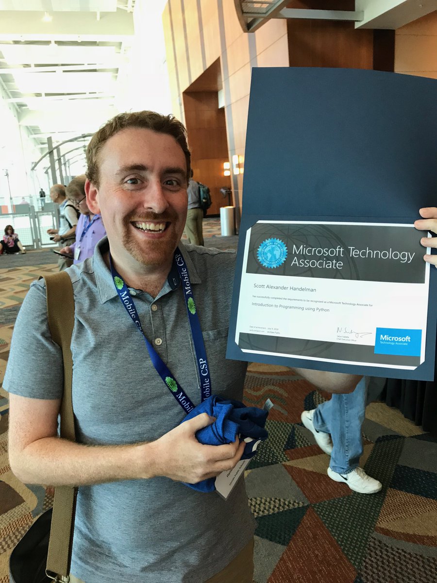 ksteen's tweet image. Way to go @schandelman #lpscompsci #CSTA2018