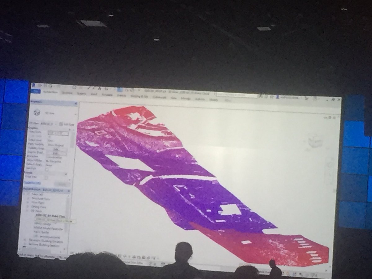 dannyspillmann's tweet photo. Infraworks, Revit and BIM360 on the #Esriuc plenary. Changing the way companies will design and build. @autodesk @esri @MottMacDonald https://t.co/Z73RatrCRW