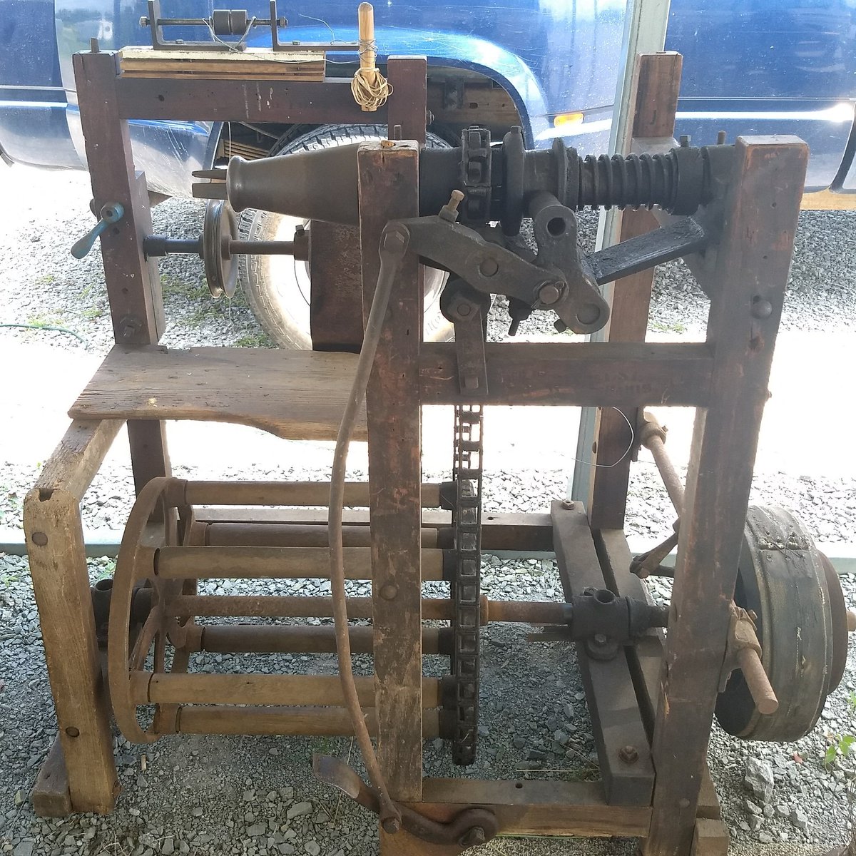 Wickedbrooms's tweet photo. Just got some broom making equipment. Made in the late 1800s.

#wickedbrooms #broomcraft #handcrafted #brooms https://t.co/M1XFFLM9wv