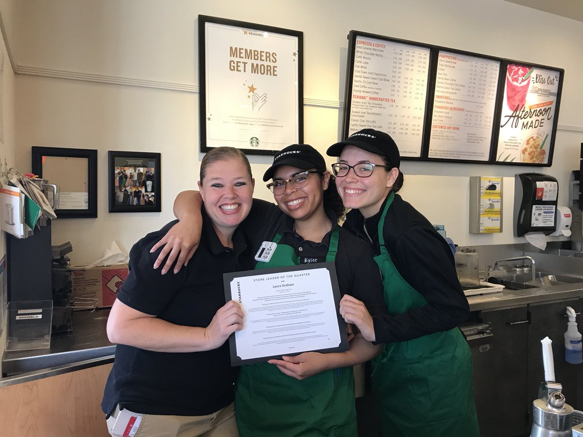 Still so proud of our Starbucks team for being recognized for top contributions last quarter! Way to go Laura &amp; team! #2424pride #rideordie  🙌🏽🙌🏽