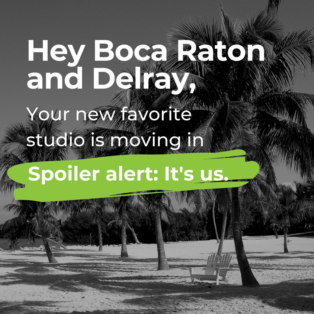 You're next #BocaRaton and #DelrayBeach! We're coming in hot with 3 new studios in your area.
We hope you're ready to #WERK 💪