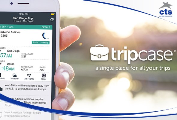 CTSViajes's tweet photo. Para la visibilidad durante el #ViajeDeNegocios, #TripCase, es una #App que te ayudará a ligar cada reservación emitida por nosotros, enviando un correo electrónico para confirmar cuando se agrega un nuevo viaje. https://t.co/xxhy3MyHGZ