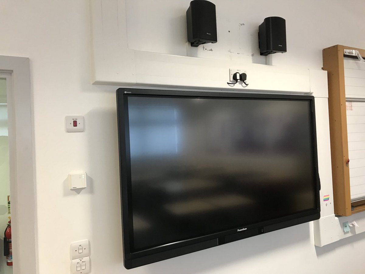 EAICTTech's tweet photo. First Promethean interactive panel installed today, 14 more to go! https://t.co/3xAPX7Lfqv