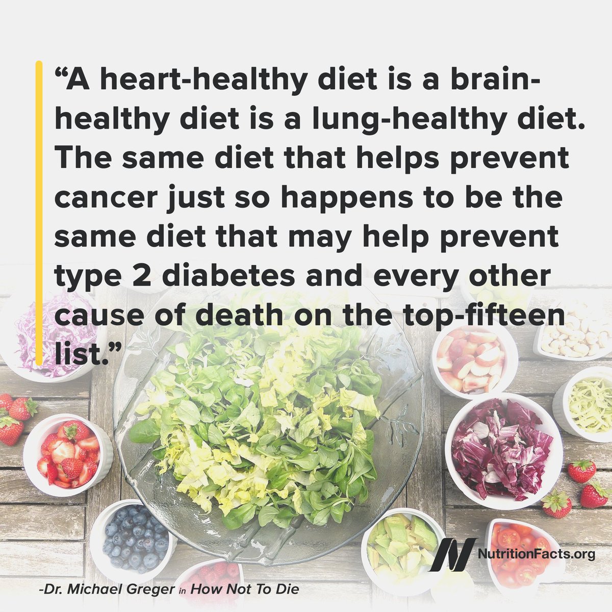 nutrition_facts's tweet image. Most deaths in the United States are preventable, and related to nutrition. Watch the video "Why You Should Care About Nutrition" on NutritionFacts.org to learn more: bit.ly/2gNl2DI