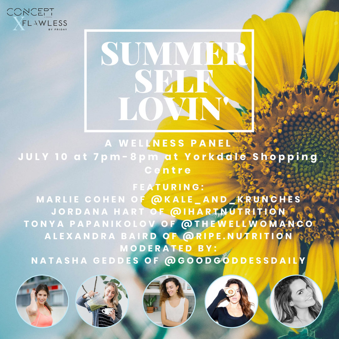 YorkdaleStyle's tweet photo. Join us tomorrow night from 7-8pm inside Concept for a wellness panel hosted by @flawlessbyfri! #ConceptYKD #ConceptxFlawlessByFriday #YorkdaleStyle #CentreOfStyle https://t.co/wMxZLCMm5X