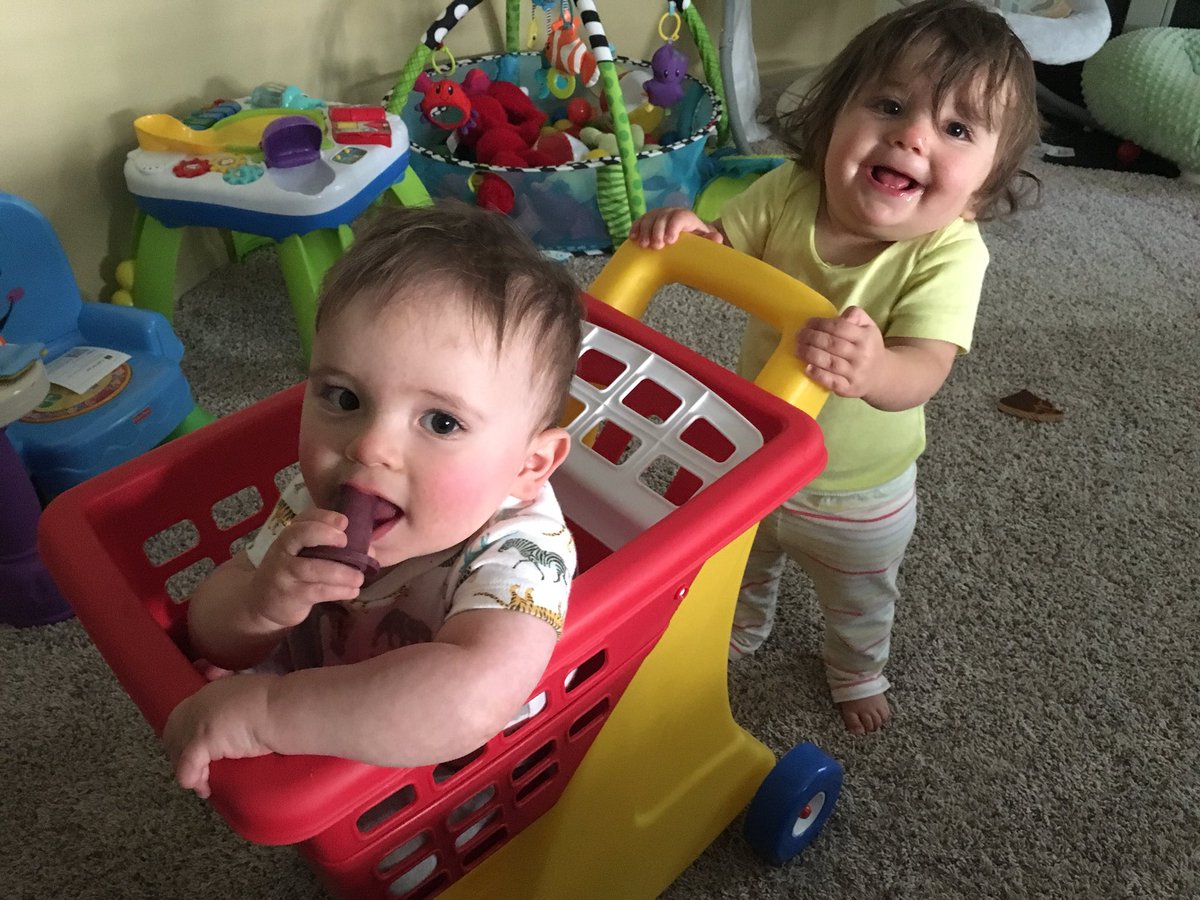 MathewPassy's tweet image. Thank you @HeySamantha, Chris and Cameron for our new cart we love it.   

Also, this makes it much easier for Hailey to exchange him for a new brother that will sleep later.  

#passytwins #instatwins #instababies