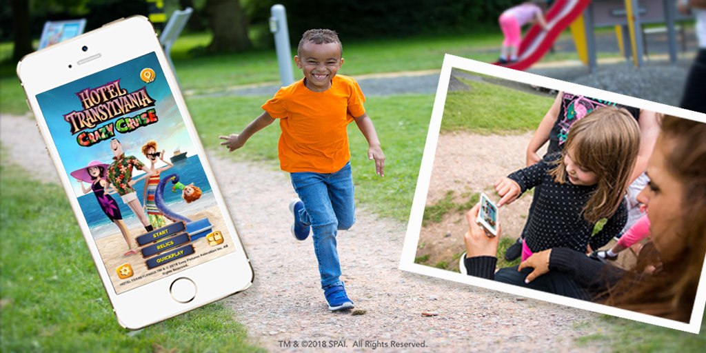 #HotelT3 hits theaters this Friday! But first download the new Hotel Transylvania: CrazyCruise game where you and your family can become Drac or Mavis and explore at your local playground, alongside events from the hit movie! Download now: linktr.ee/letsplaybiba 🎉