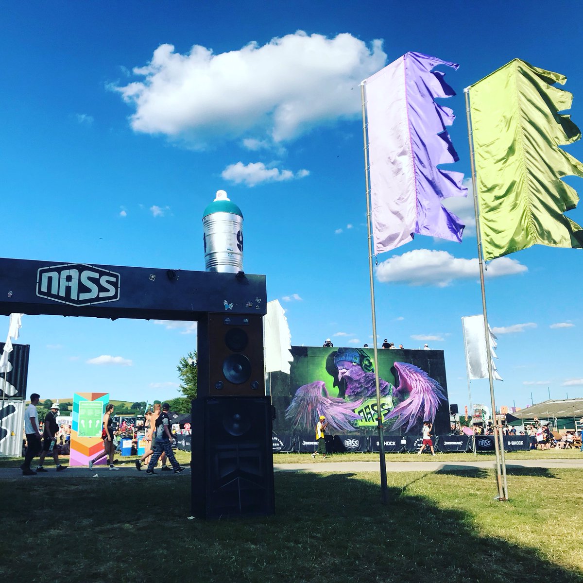 Great day at #nassfestival yesterday <a href="/4_Elementz/">4Elementz</a> was there to support the local Cornwall #grime artists