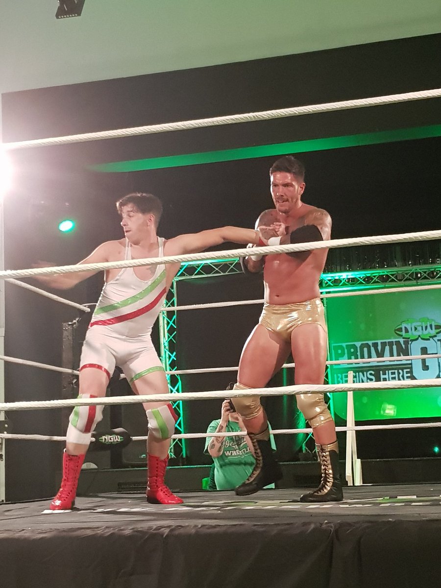 bex_young1's tweet photo. Watching @NGWrestlingUK is my favourite way to spend a Sunday 😍
@Nathan_Cruz90 @StandOut_Steel @The_Proven @RoguesGalleryUK @AdamMaxted @19elnino86 https://t.co/EOZLyTh7fh