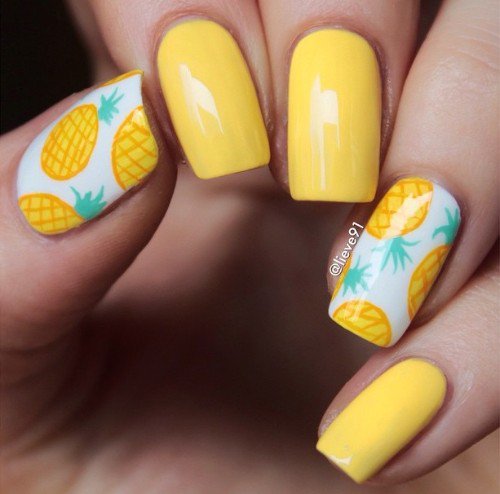 Pineapple Nail Art!! 🍍 – Nails By Belle