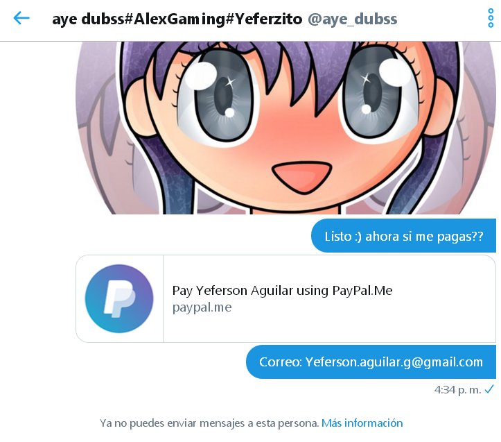 Yeferz16's tweet photo. Amigo Ayuda :) @aye_dubss Me Estafo ♥ 
Ayúdenme plox :3 
Dijo Que me Iba a Pagar y me Bloqueo Esto lo avía Visto Venir ♥ @_BolzA @DynamicsDraws @iVerona13 @_Chesty_ @CelziumArtz @NandoKatVzla @arturipto_naca @DeyLenGamer @iSparkDroiid @AlvaroUTU_4ever @LuisDraw https://t.co/VLNTw1Sb9l
