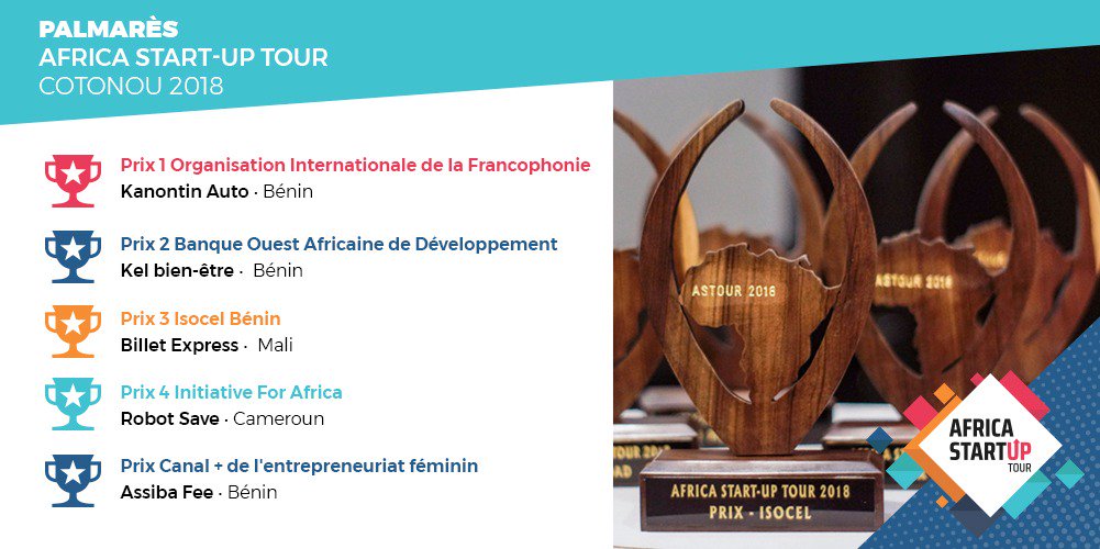 Astour2019's tweet photo. Lauréats de l'édition 2018 de l'@Astour2018 ! #Astour2018 #AstourCotonou https://t.co/dKPgryDbnp
