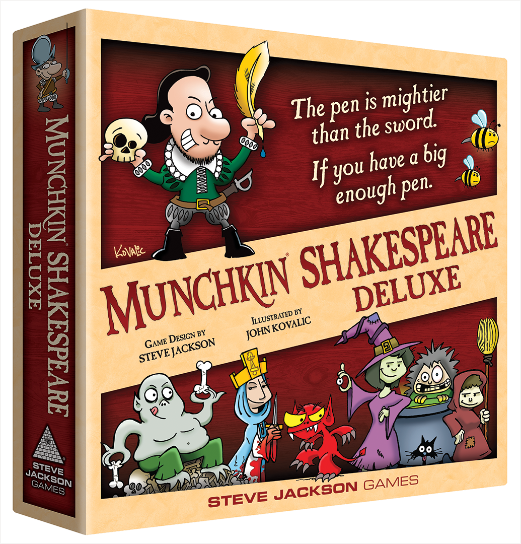 We're feeling the ides of . . . July? Today's #MunchkinMonday giveaway is #MunchkinShakespeare! Follow &amp; RT to enter!