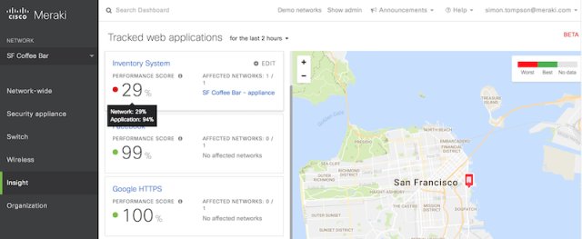ItsRussDavis's tweet photo. Have you checked out #Meraki Insight? If you're a Meraki MX Customer already, contact me for a Free Trial. @Meraki https://t.co/yFlKUOsiXo https://t.co/lV0aoFDDjM