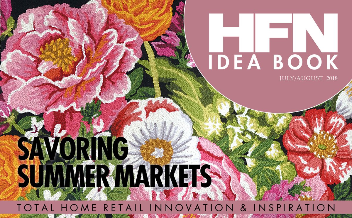 HFNdigital's tweet image. Our Summer Markets Idea Book is here! This edition focuses on four themes: pretty petals, totally tiled, black and gold and primitive nature. View the book here bit.ly/2z38AZt or pick yours up at #ATLmkt!